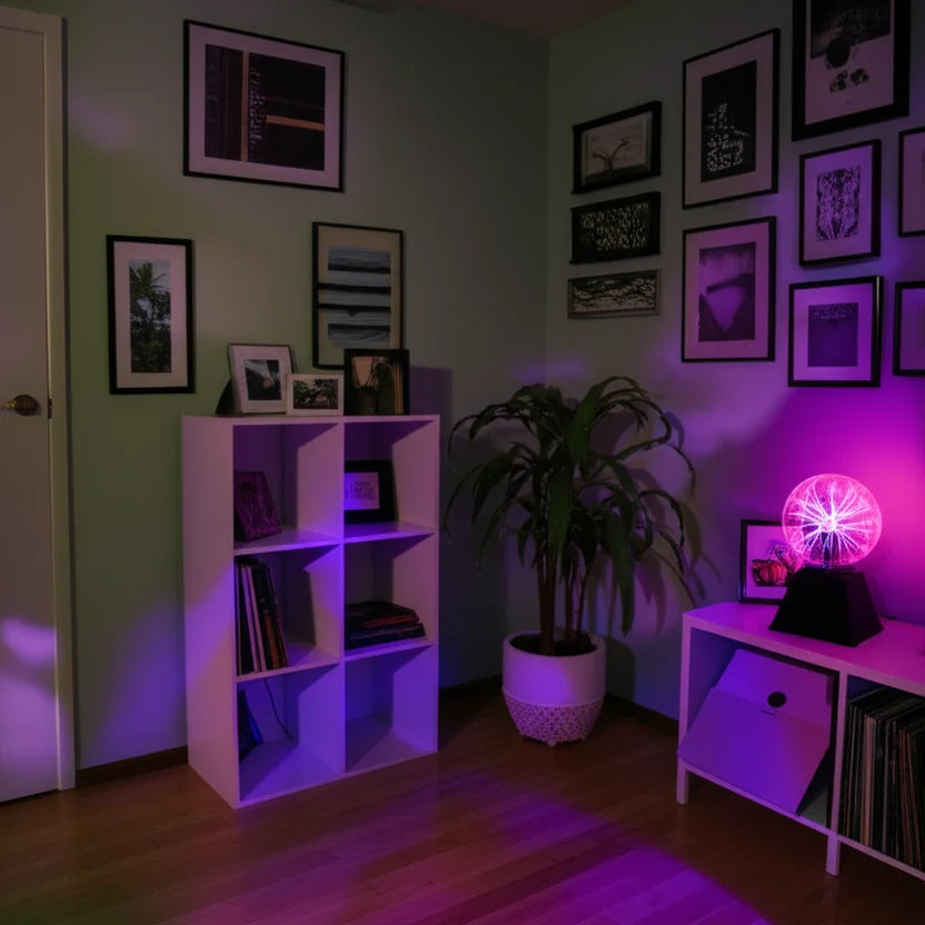 LÁMPARA DE PLASMA INTERACTIVA